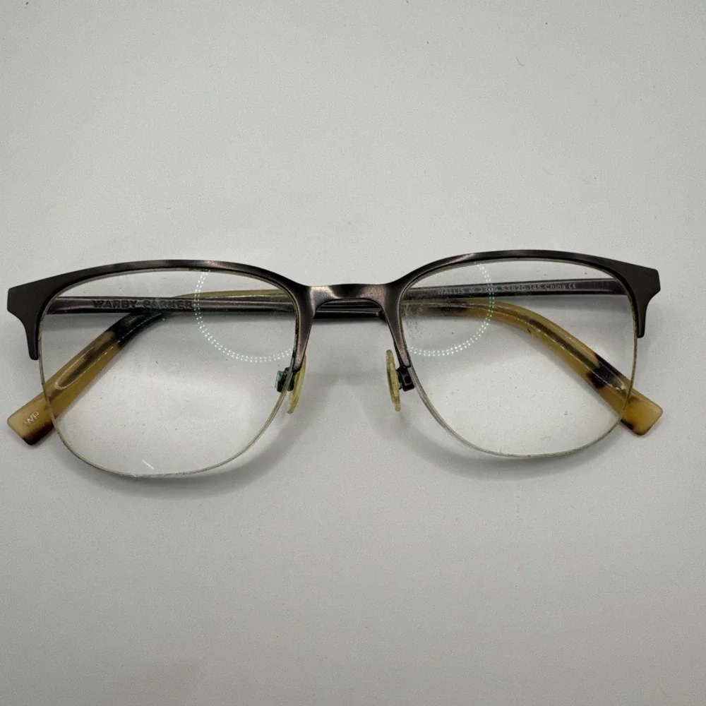 Warby Parker Wallis W 2306 Carbon Eyeglass Frames 52 20 145